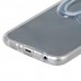 Samsung Galaxy S6 - Cute Rabbit Eye Stand with Lanyard Clear TPU Soft Protective Cover Case